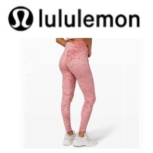 Lululemon SPECIAL EDITION Crushed VELVET Wunder UnderLounge Pant Soft cranberry